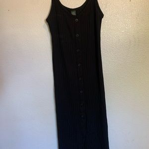 Black Buttoned Dress